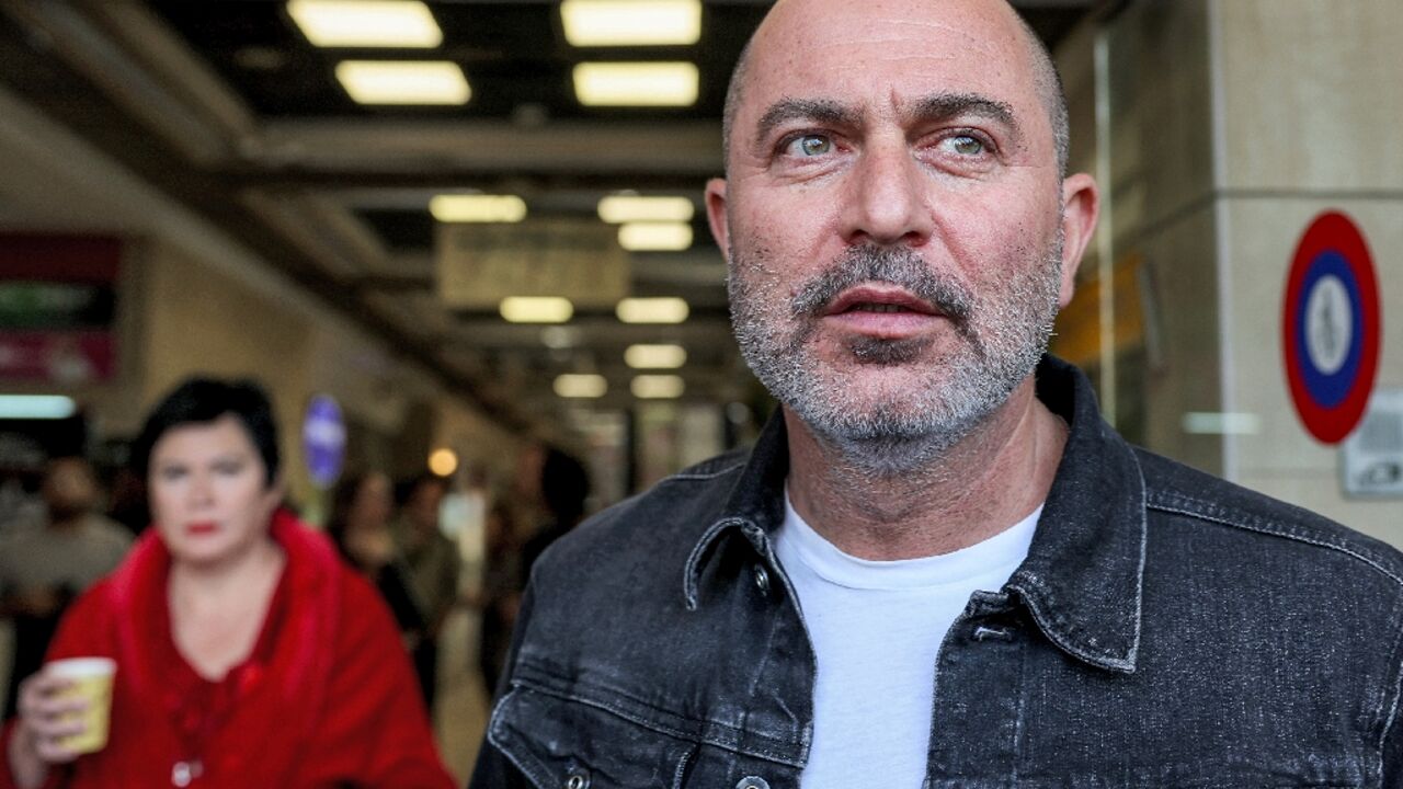 Protesting KAN  employees were joined at a Tel Aviv theatre by Lior Raz, star of the hit Israeli Netflix series 'Fauda'