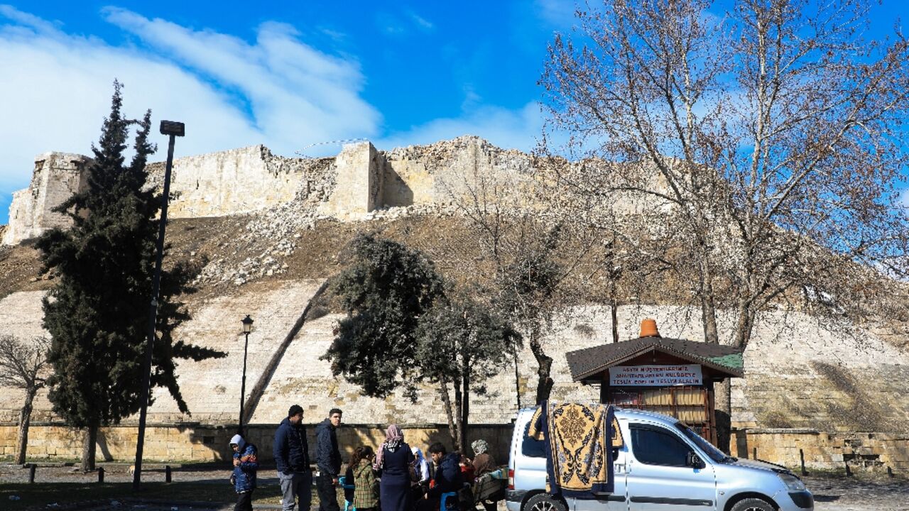 People in the Turkish city of Gaziantep are living in their cars or makeshift shelters after the massive earthquake