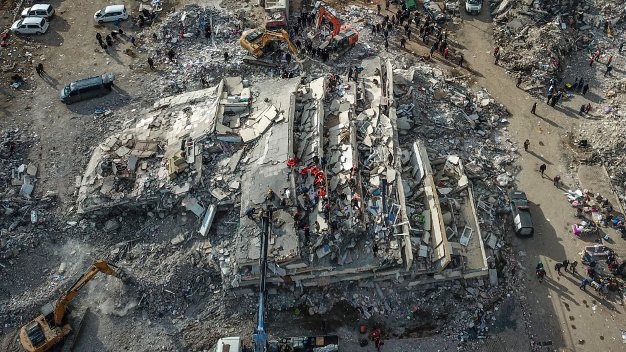 Monday's quake has left a trail of destruction while claiming more than 30,000 lives