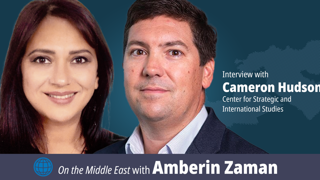 Cameron Hudson and Amberin Zaman