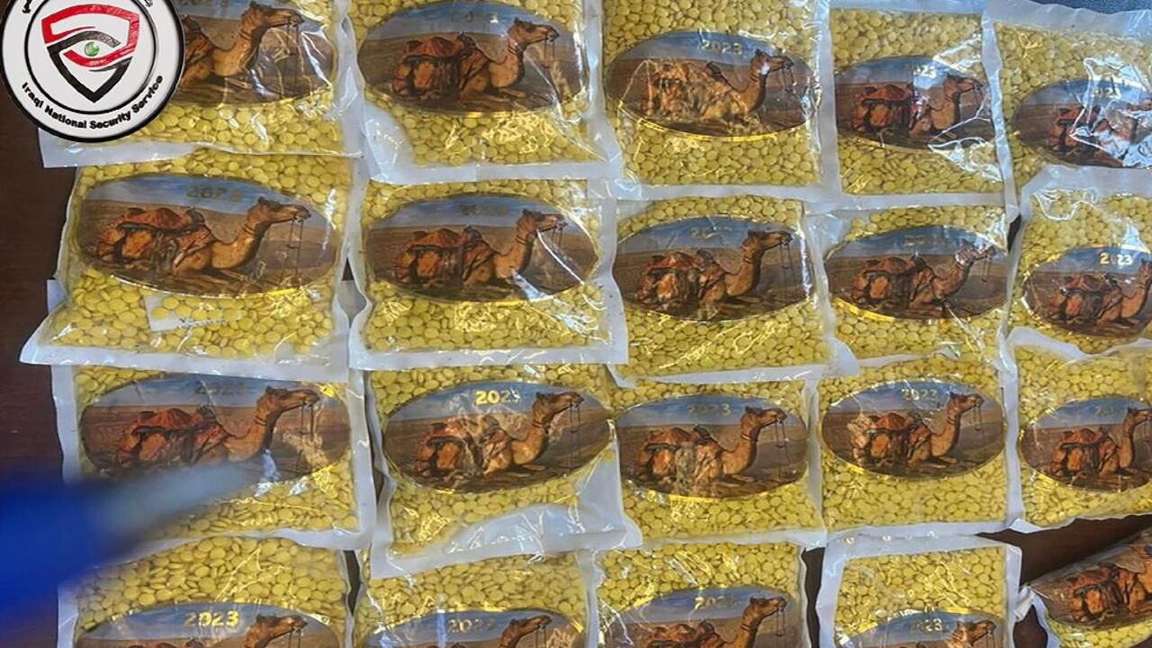 The regional captagon trade has exploded in recent years and the security service emphasised the pills seized had been meant for sale inside Iraq
