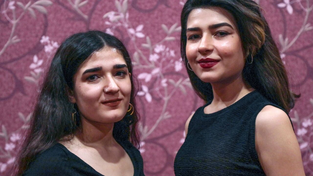 Perwin and Norshean Salih have twice been driven from their family home in the Syrian town of Kobane