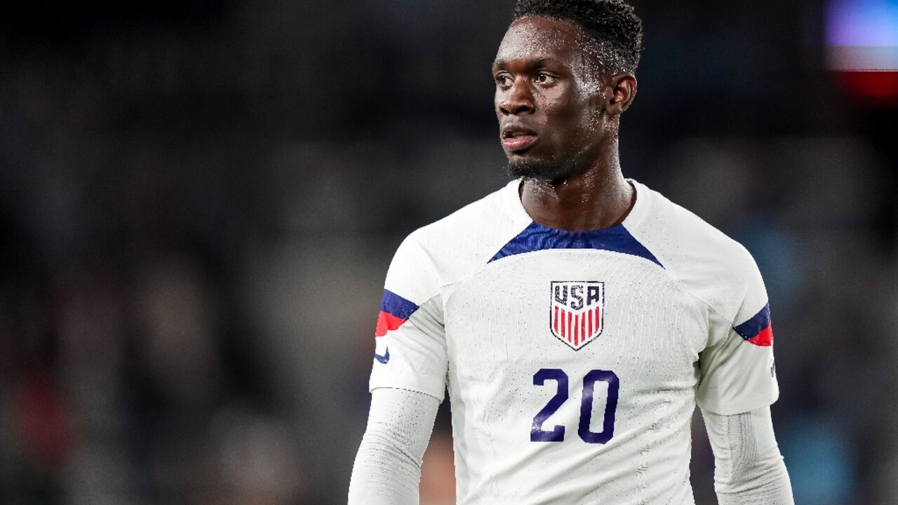 Folarin Balogun scored his second goal for the United States in Tuesday's 4-0 win over Oman