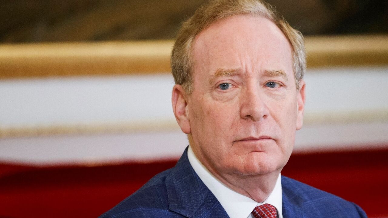 Smith said Microsoft and its rivals were fighting against disinformation 