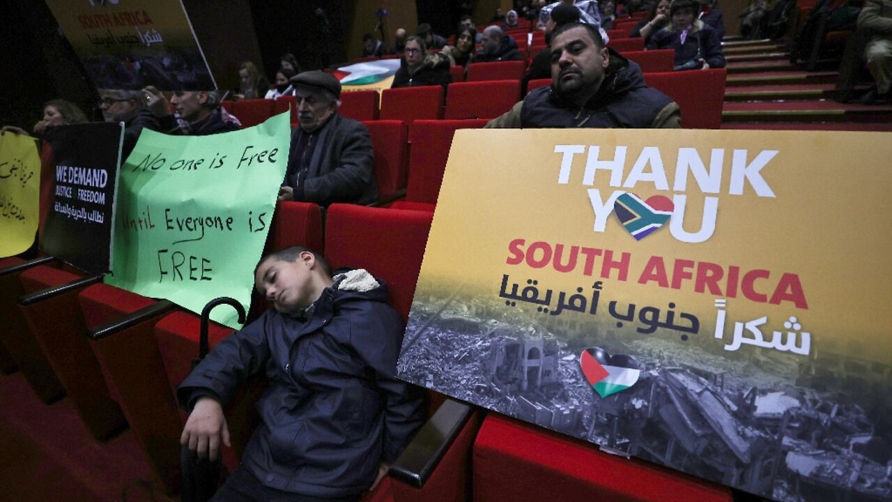 The court session was closely watched around the world and in the occupied West Bank