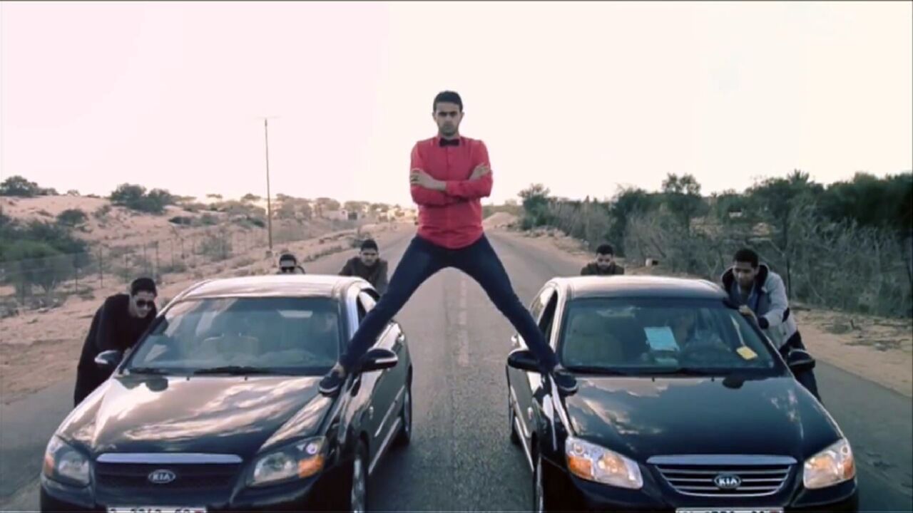 Zuiater became well known for his Gazan parody of an advert by Belgian martial artist and actor Jean-Claude Van Damme