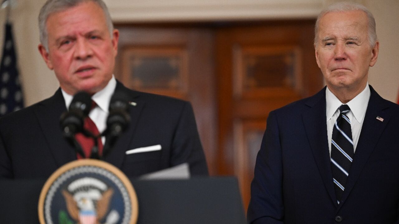 King Abdullah II of Jordan visited the White House in February 