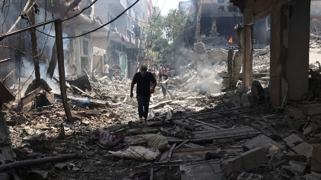 An operations by the Israeli special forces in Nuseirat to rescue four hostages held in Gaza left the area devastated by heavy bombardment and fighting