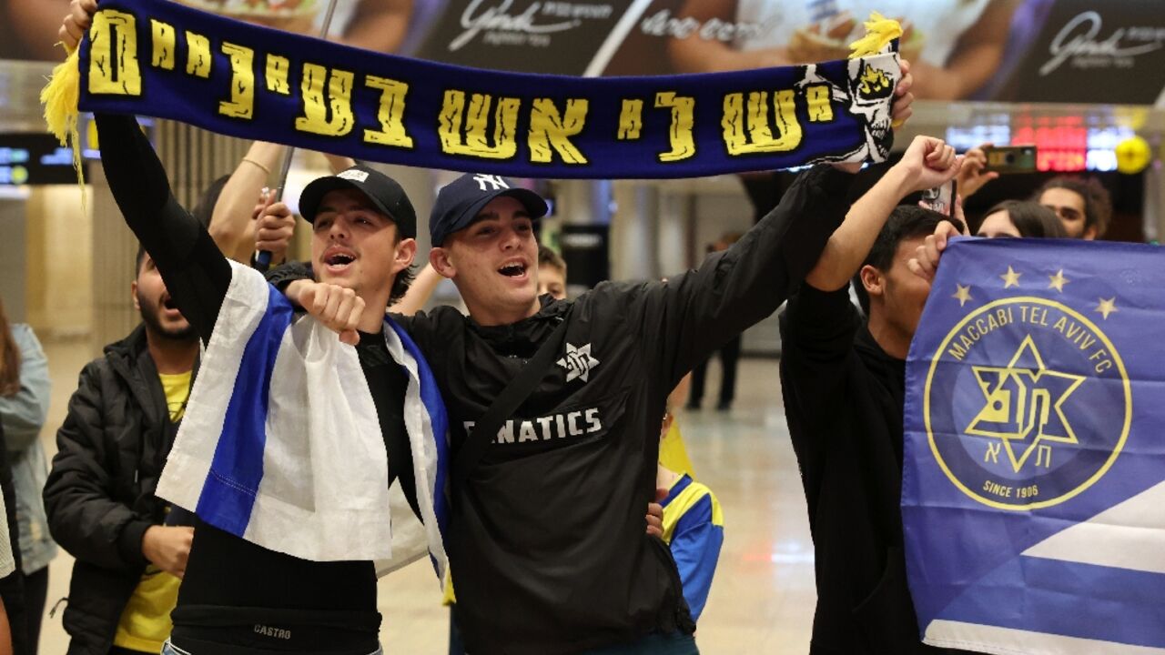 Some Maccabi Tel Aviv fans were attacked in Amsterdam after accusations of provocative behaviour on both sides