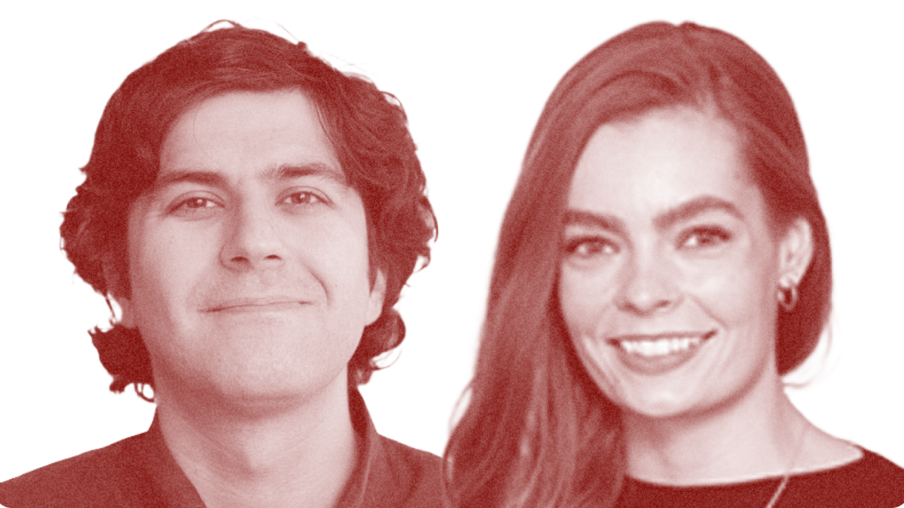 Adam Lucente and Megan Mineiro