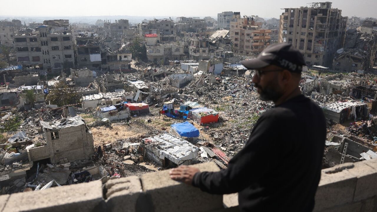 Nearly all of Gaza's 2.4 million residents have been displaced at least once during the war, with many back to destroyed homes