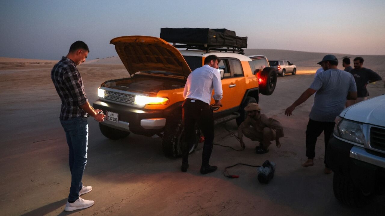 Many head into the Qatari desert in the cooler months, spilling out of the capital Doha to barrel down dunes in all-terrain vehicles