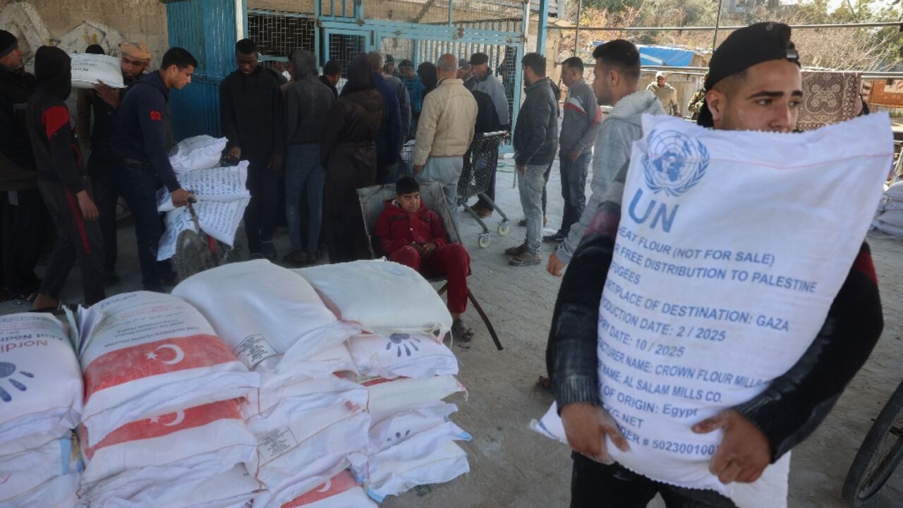 Israel controls the access points for humanitarian aid into the Gaza Strip