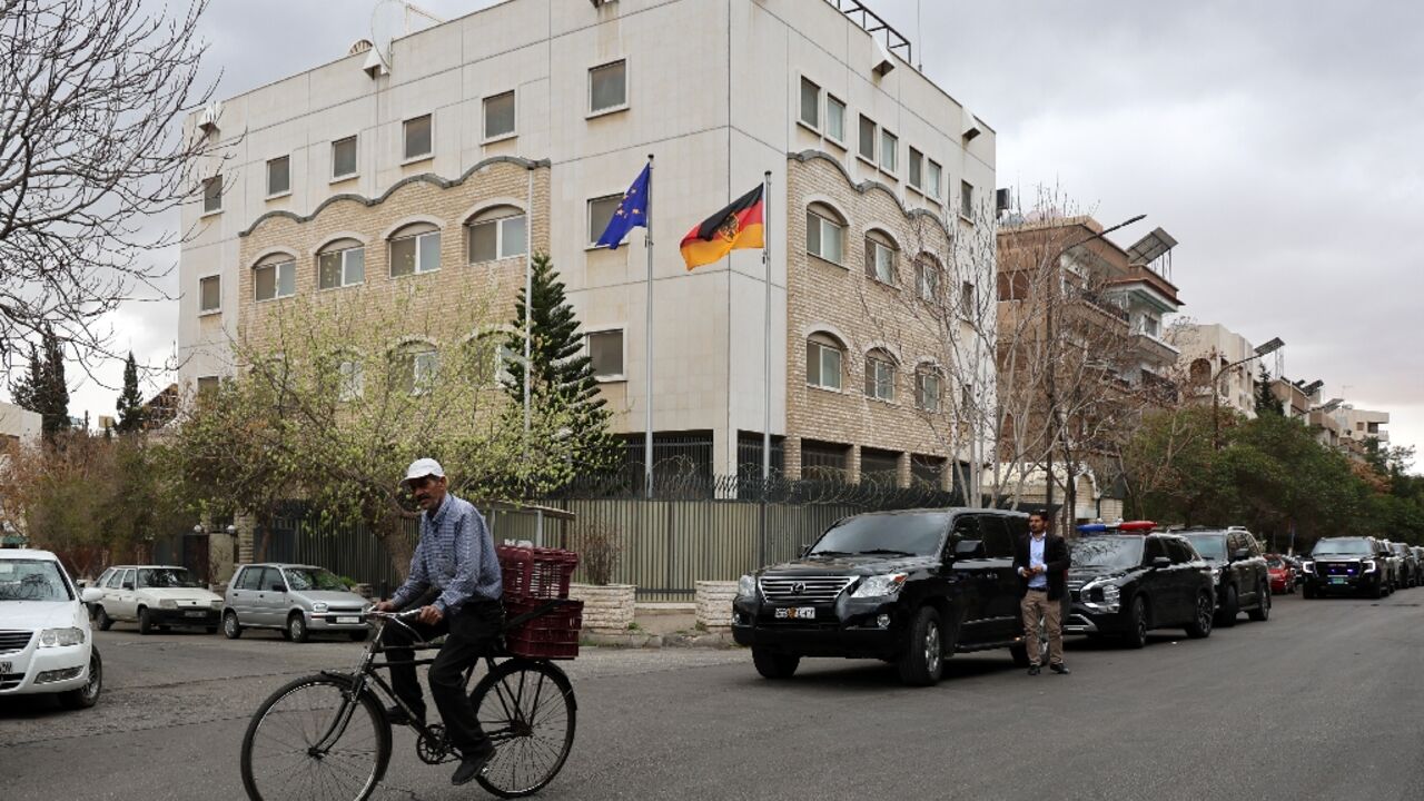 Baerbock reopened the mission, which closed in 2012 amid the Syrian civil war