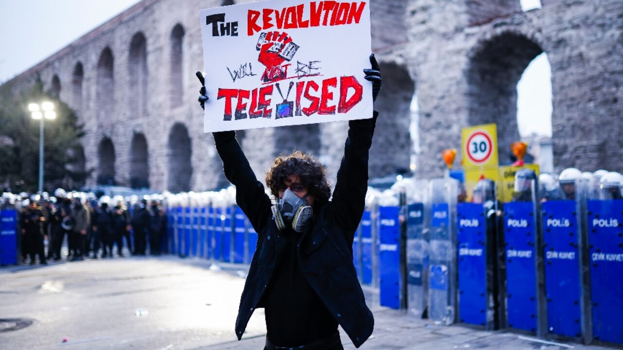 Demonstrators have hit the streets of Istanbul and Turkey's other main cities for seven straight days since the arrest of Istanbul's opposition mayor Ekrem Imamoglu 