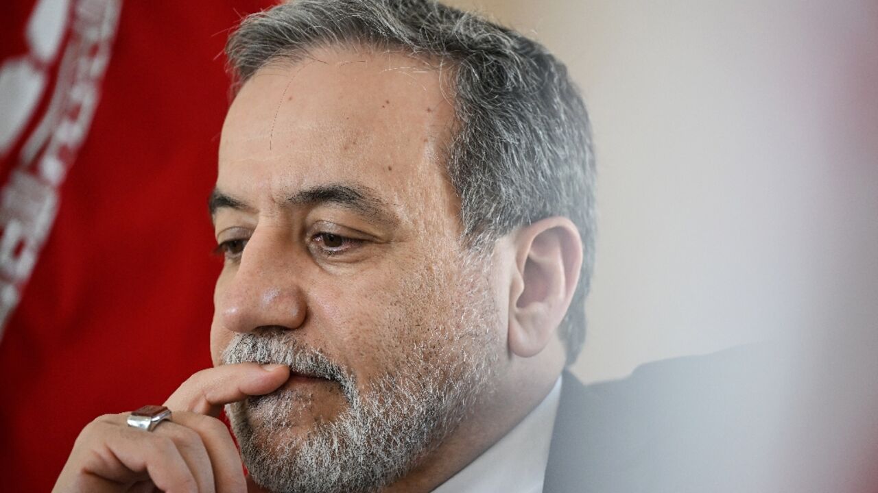 Iran's Foreign Minister Abbas Araghchi spoke to AFP in an interview at the Iranian consulate in Jeddah