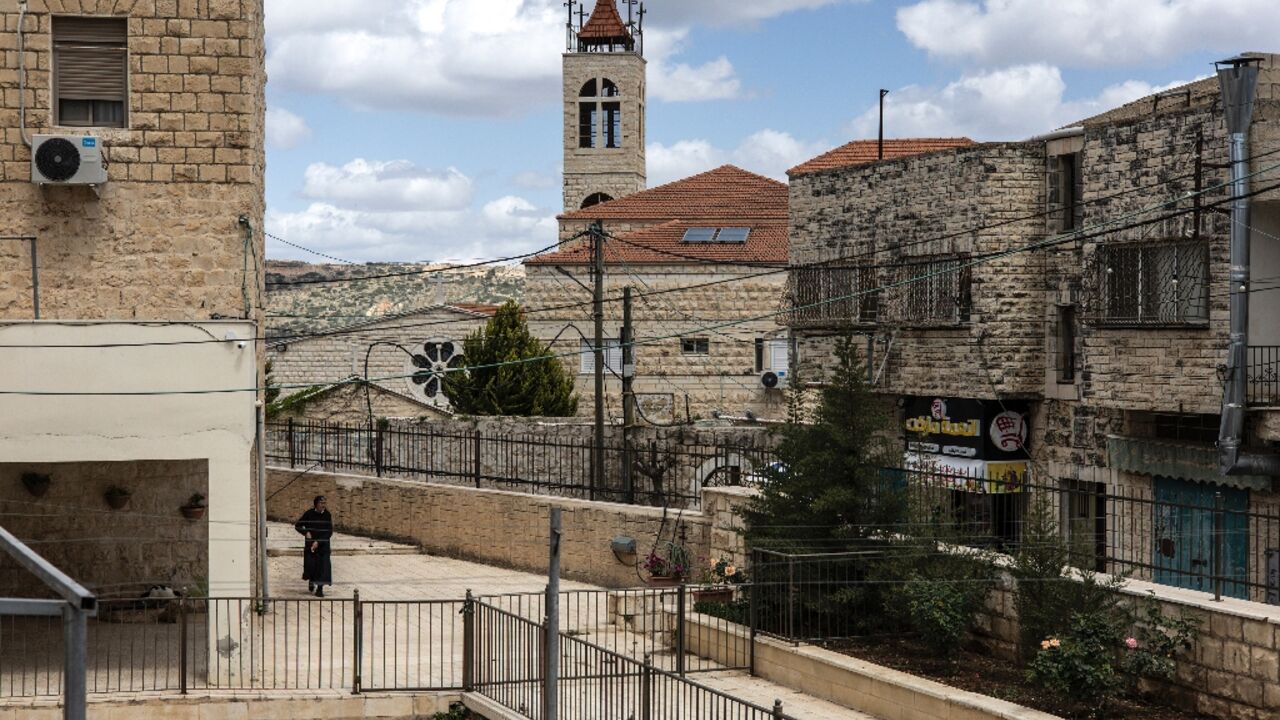 Residents of the West Bank town of Zababdeh say its church bells are often drowned out by the roar of Israeli air force jets headed for action nearby.