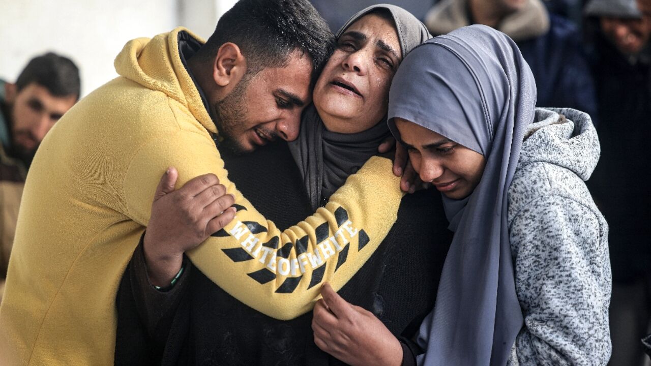 Photographers for AFP were Pulitzer Prize finalist for their work from Gaza, including this image by Mahmud Hams 