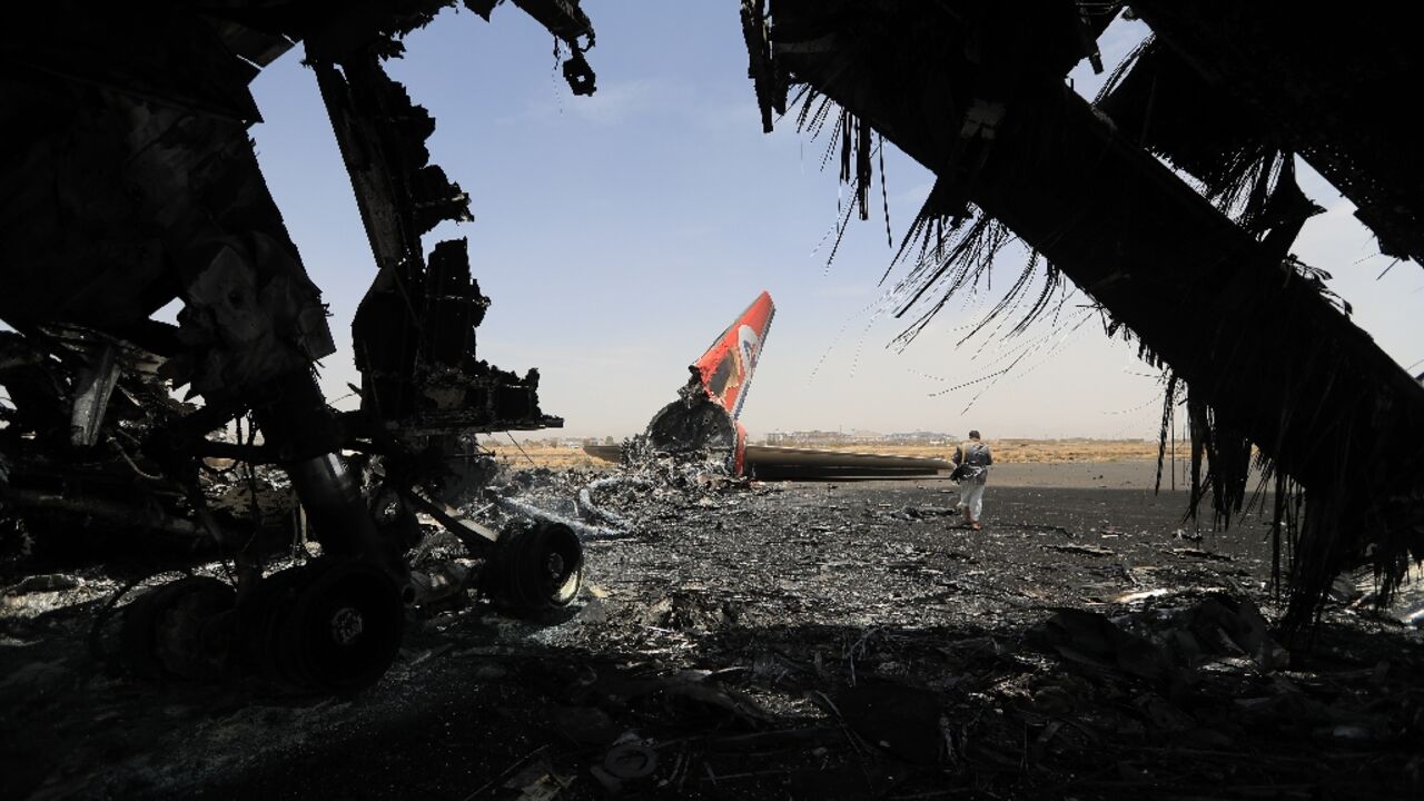 Israeli strikes also hit Sanaa airport on May 6