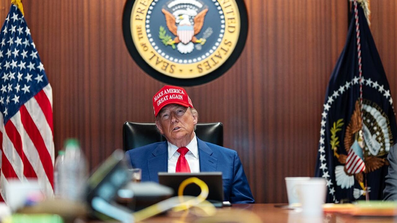 US President Donald Trump was in the Situation Room of the White House as the bombs fell on Iran