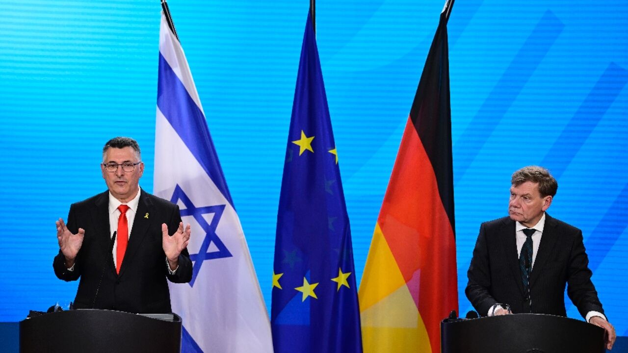 German Foreign Minister Johann Wadephul hosted his Israeli counterpart Gideon Saar in Berlin