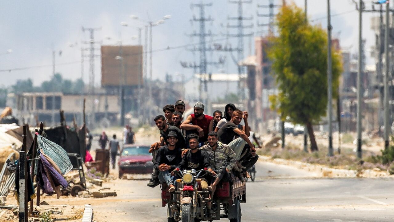 Since the start of the war, nearly all of Gaza's population of more than two million has been displaced at least once