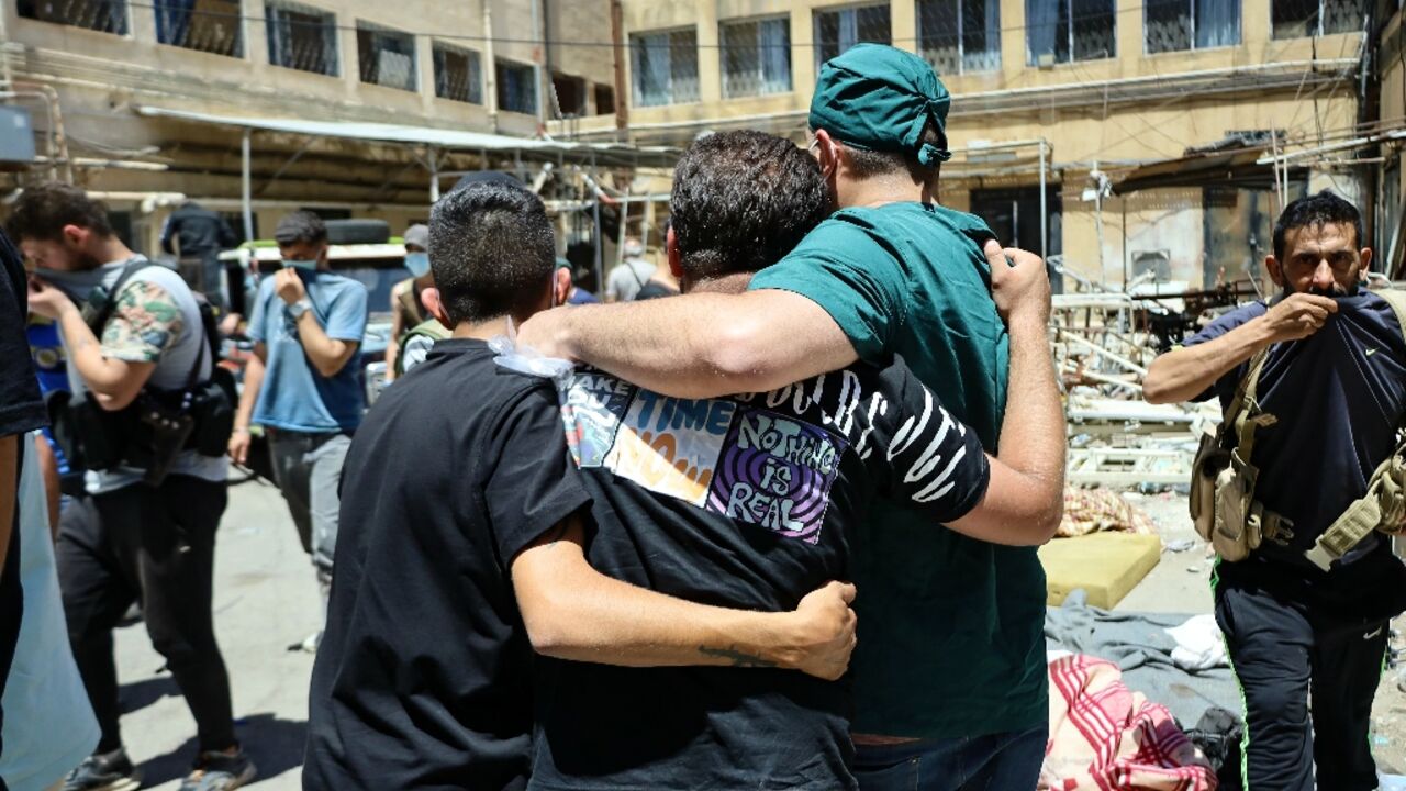 Hospital staff said they were overwhelmed by the number of bodies from the fighting