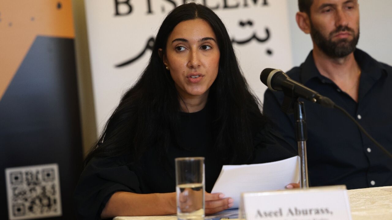 Aseel Aburass, a researcher with Physicians for Human Rights, one of two Israeli human rights NGOs that denounced their own country for persuing what they called a "genocide" in Gaza