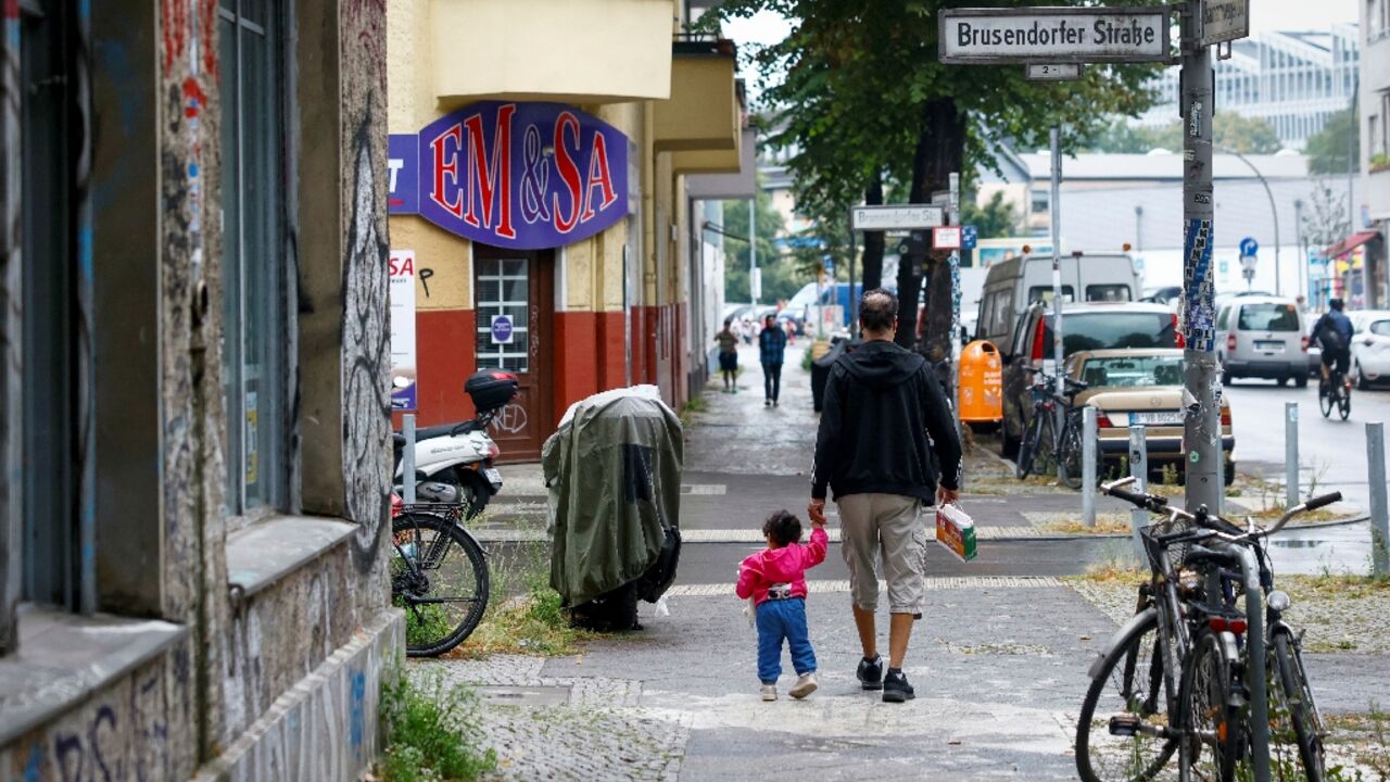 Multiracial mixing pot: Berlin's Sonnenalle, home to some of the 2015 wave of migrants