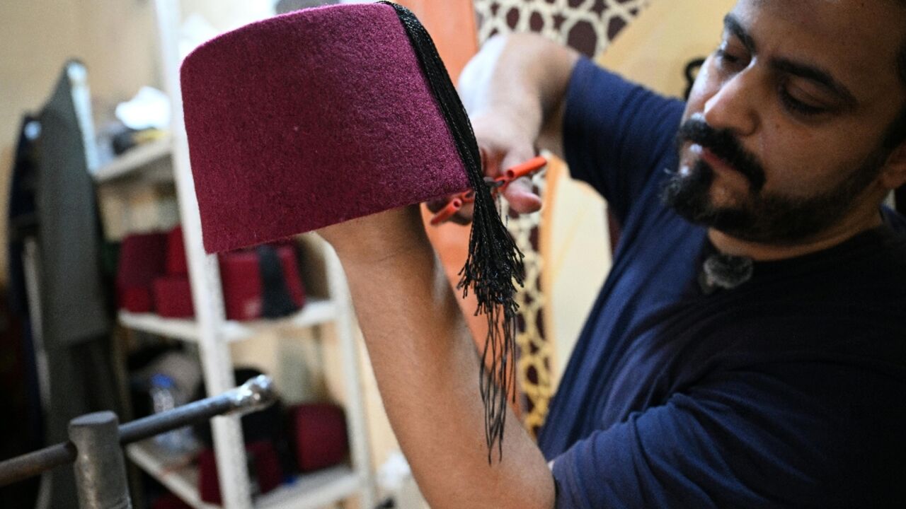 The traditional tarboosh hat has been around for centuries but demand in Lebanon has dwindled