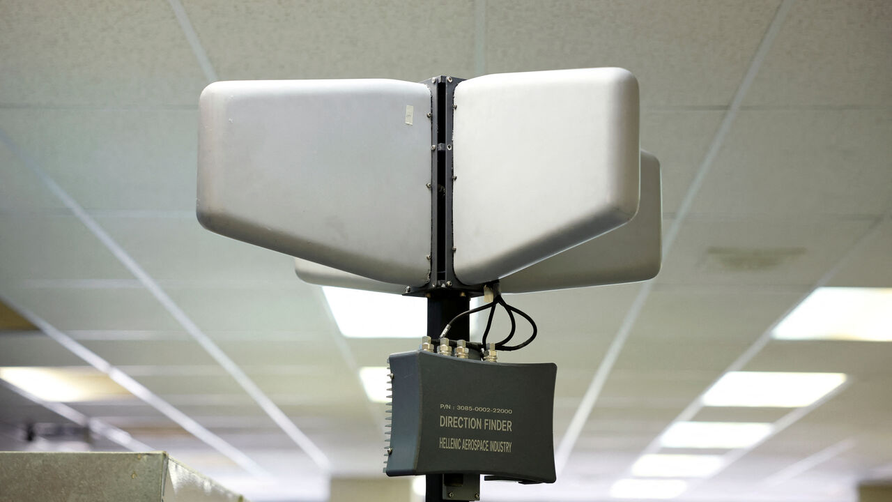 Anti-drone system Centauros is seen at the Hellenic Aerospace Industry (HAI), in Tanagra, north of Athens, Greece, July 3, 2025. REUTERS/Louiza Vradi