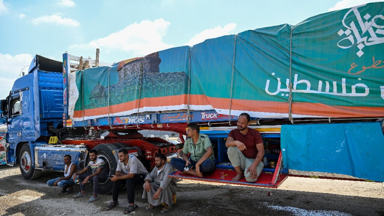 Drivers say they are waiting days at a time only for their loads of aid destined for Gaza to be rejected by Israel