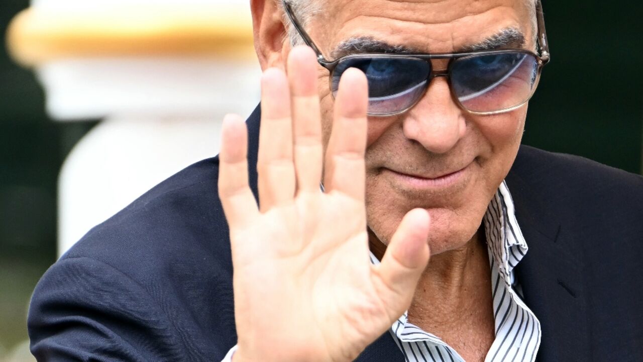 George Clooney is among the A-list crowd in Venice 