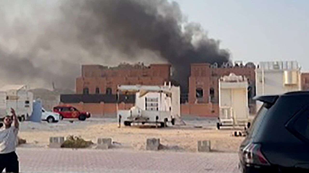 Smoke billows over Doha after Israeli air strikes target Hamas leaders based in the capital of Qatar, a key US ally.