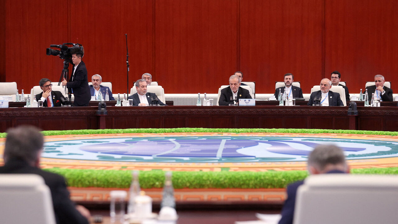 Iranian President Masoud Pezeshkian attends the Shanghai Cooperation Organisation (SCO) Summit 2025, in Tianjin, China, September 1, 2025. Iran's Presidential website/WANA (West Asia News Agency)/Handout via REUTERS