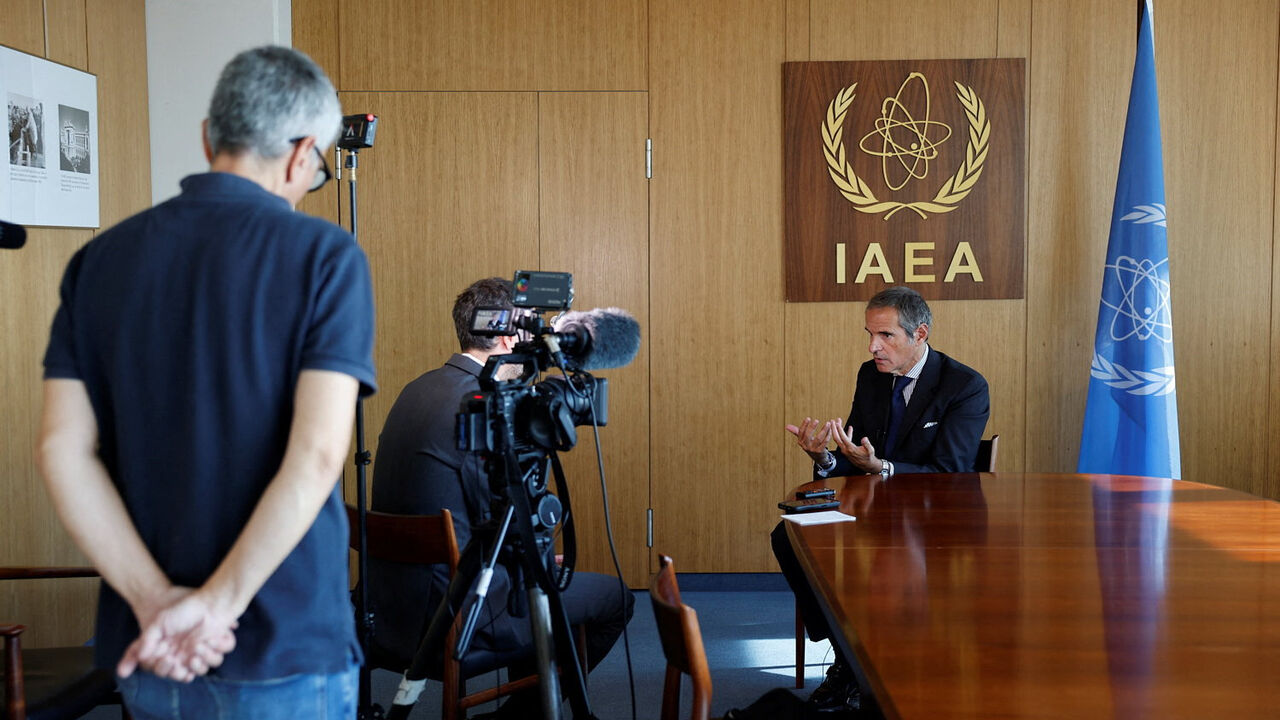 IAEA Director General Rafael Grossi attends an interview with the Reuters team in Vienna, Austria, September 3, 2025. REUTERS/Lisa Leutner
