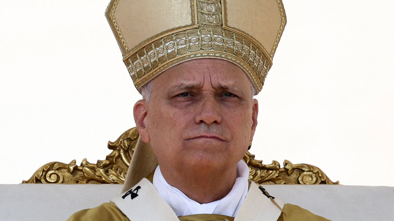 Pope Leo XIV looks on as he leads a Holy Mass for the canonisation of Carlo Acutis, a British-born Italian boy who will become the first millennial to be made a Catholic saint, and Pier Giorgio Frassati, in St. Peter's Square at the Vatican, September 7, 2025. REUTERS/Guglielmo Mangiapane/File Photo