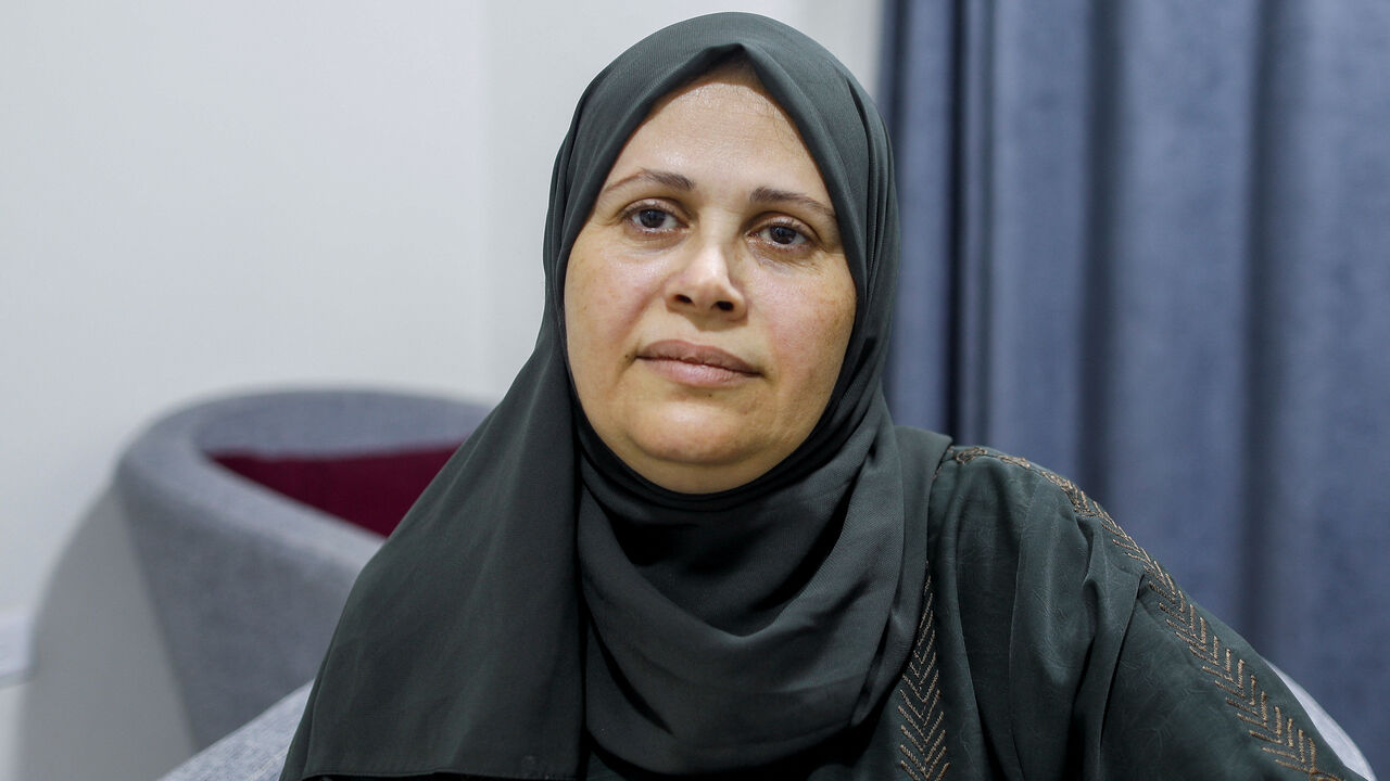 Palestinian woman Najwa Abu Hamada, whose IVF embryos were stored at Al Basma IVF Centre, Gaza's largest fertility clinic which was struck by an Israeli shell during the ongoing conflict between Israel and the Palestinian Islamist group Hamas, looks on during an interview with Reuters in Doha, Qatar, March 25, 2024. REUTERS/Saleh Salem