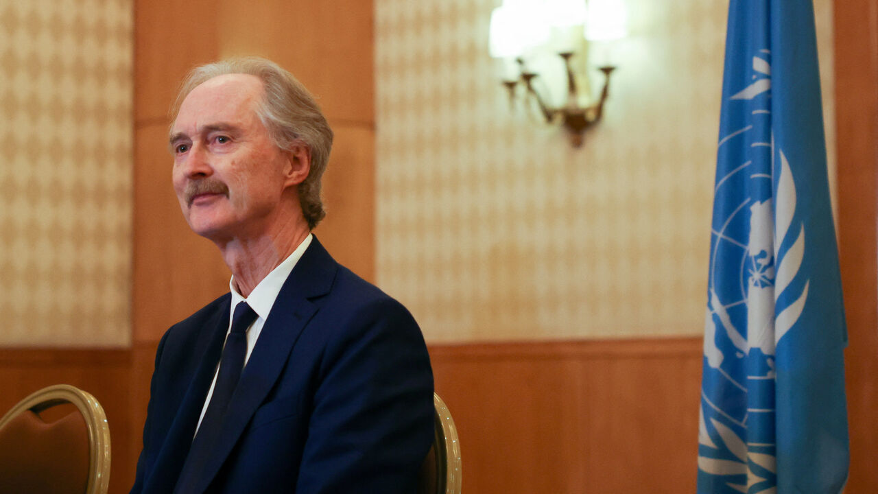 United Nations Special Envoy for Syria Geir Pedersen attends a press conference in Damascus, Syria January 22, 2025. REUTERS/Yamam Al Shaar/File Photo