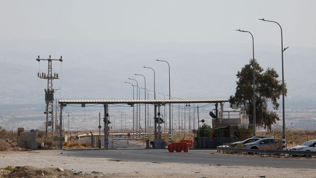 FILE PHOTO: Allenby Bridge Crossing between West Bank and Jordan is closed, in the Israeli-occupied West Bank, September 24, 2025. REUTERS/Ammar Awad/ File Photo