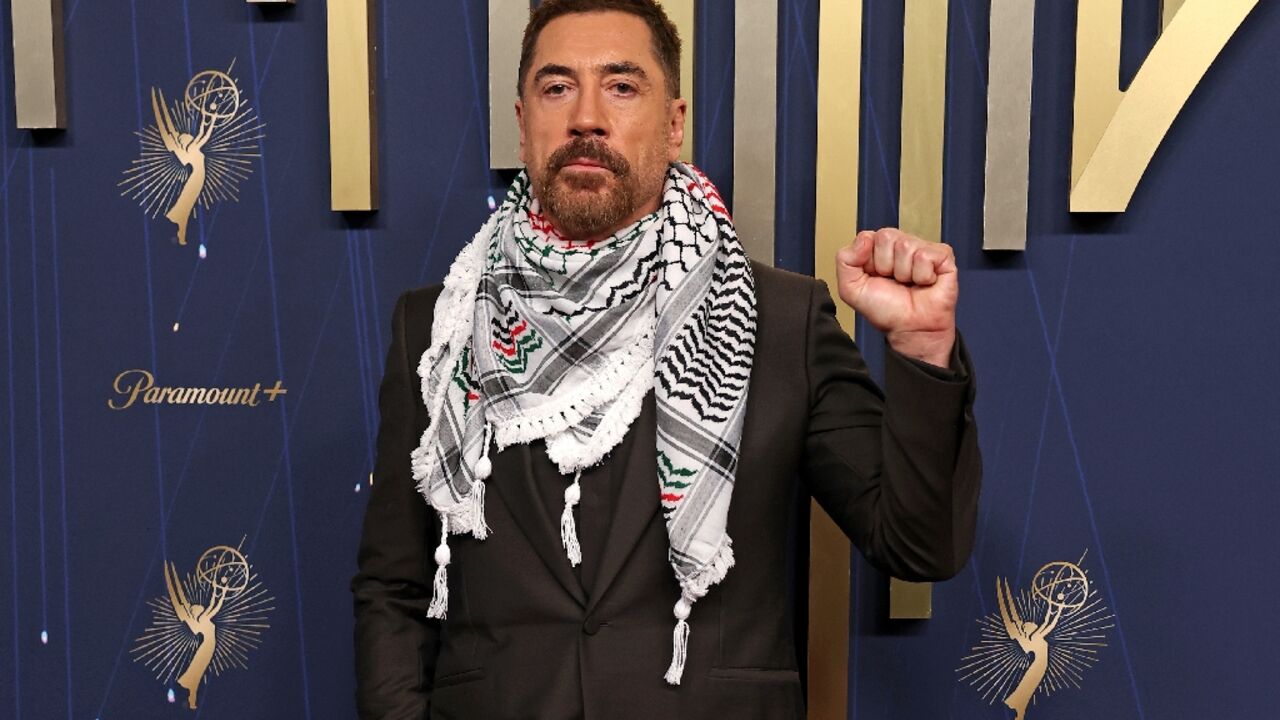 Spanish actor Javier Bardem made a strong statement about the war in Gaza at the Emmys