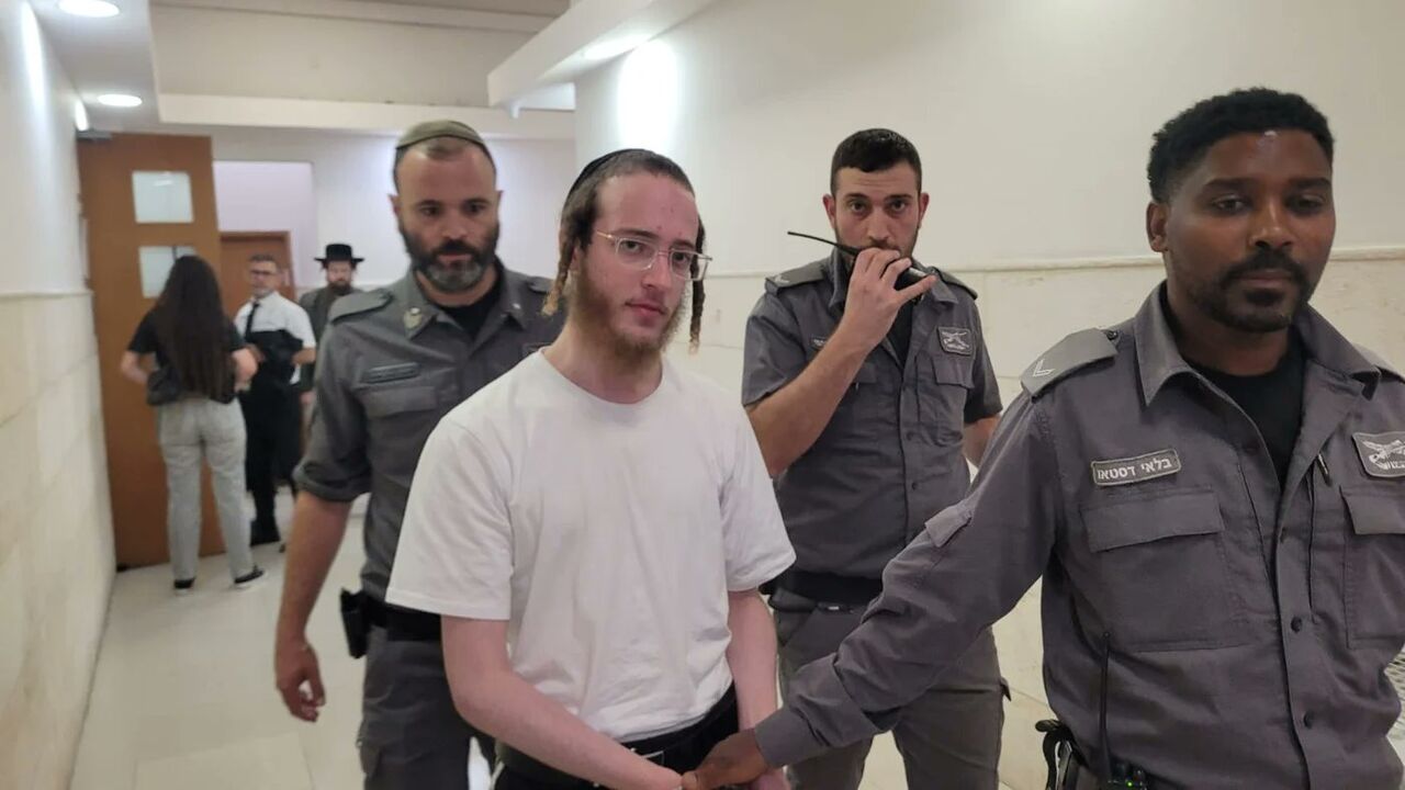 Elimelech Stern is seen in during a courthouse appearance on Aug. 22, 2024.