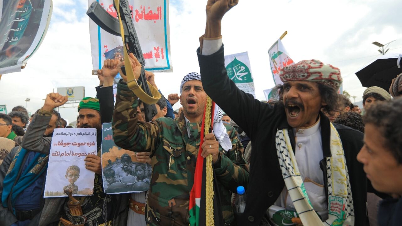 The Huthis, part of Iran's "axis of resistance" of anti-Israeli groups, vowed to step up their attacks on Israel