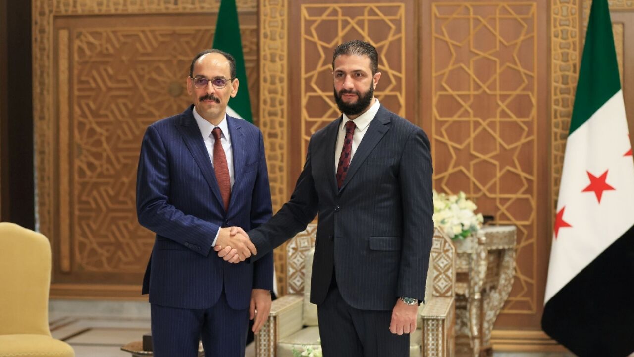 Sharaa is a former jihadist whose forces toppled longtime leader Bashar al-Assad in December