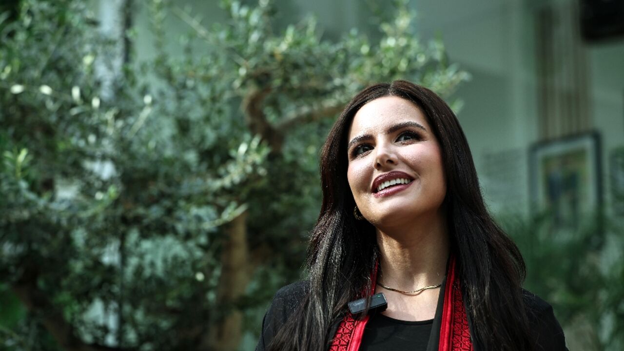 Nadeen Ayoub, who will compete as the first ever Miss Palestine in the Miss Universe pageant in November