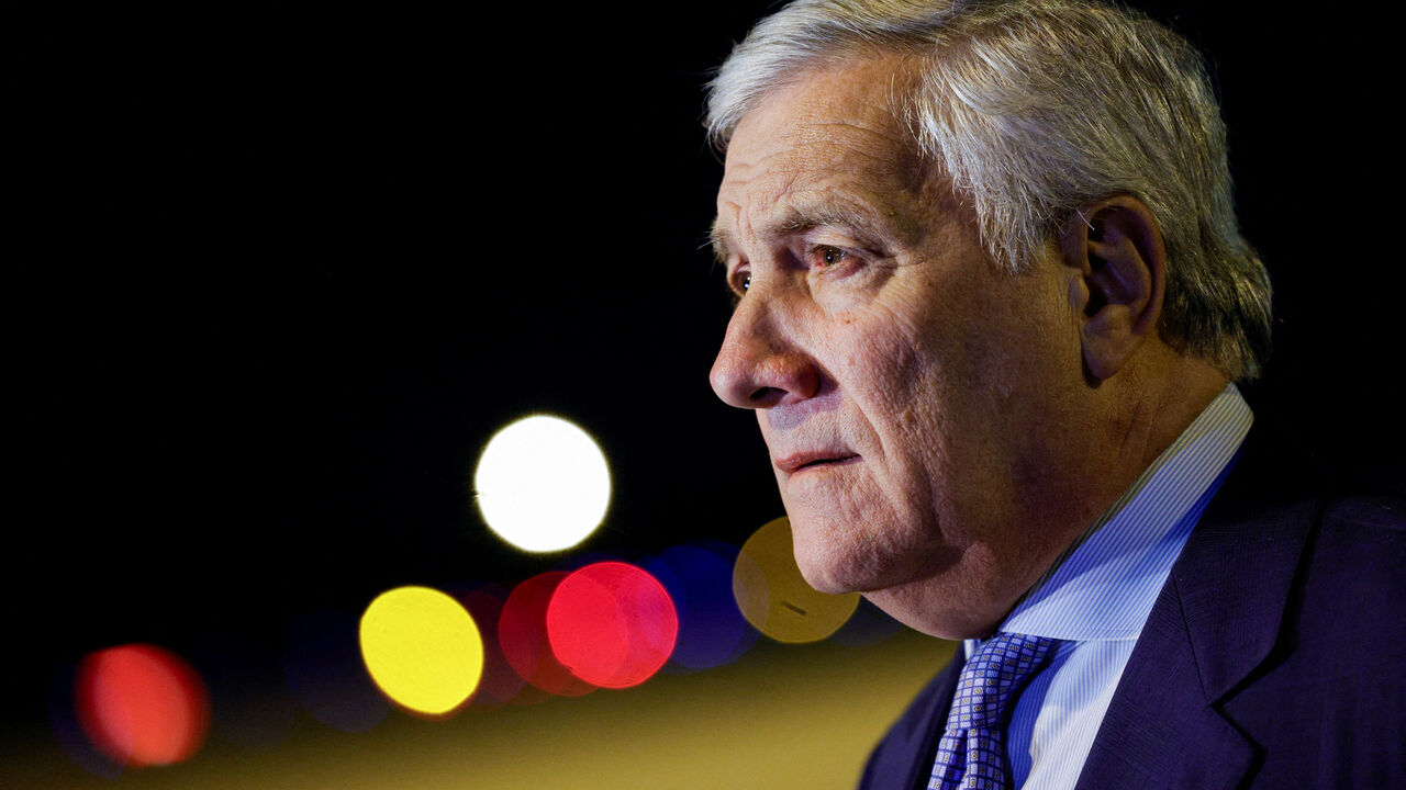Italy's Foreign Minister Antonio Tajani looks on at Ciampino Military Airport, in Ciampino, Italy, September 29, 2025. REUTERS/Francesco Fotia