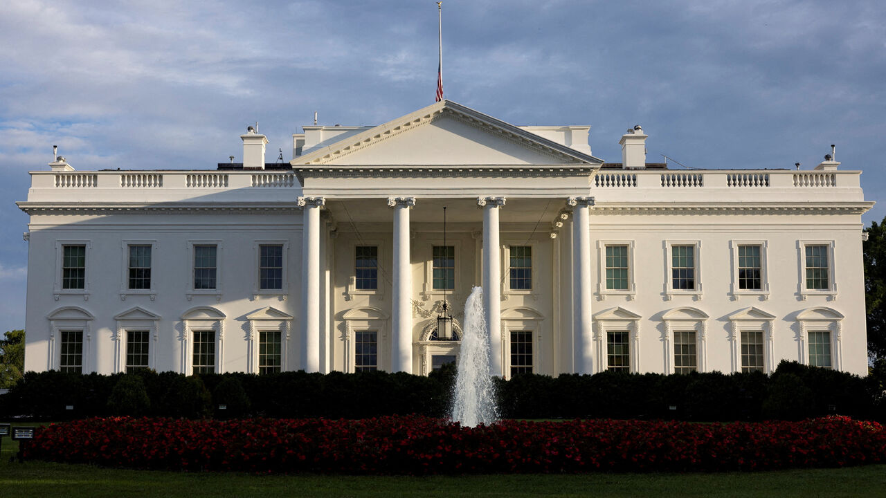 FILE PHOTO: A view of the White House in Washington, U.S., July 20, 2024. REUTERS/Kevin Mohat/File Photo
