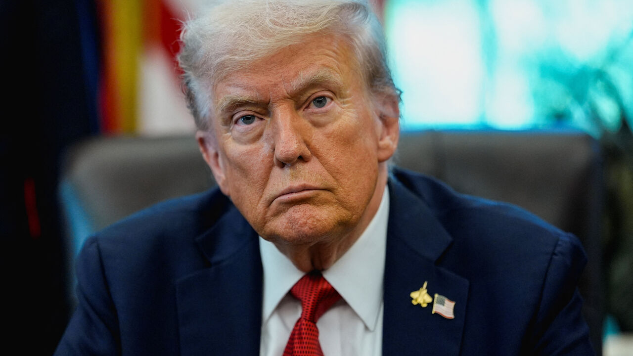 U.S. President Donald Trump attends an event at the White House, in Washington, D.C., U.S., October 6, 2025. REUTERS/Kent Nishimura