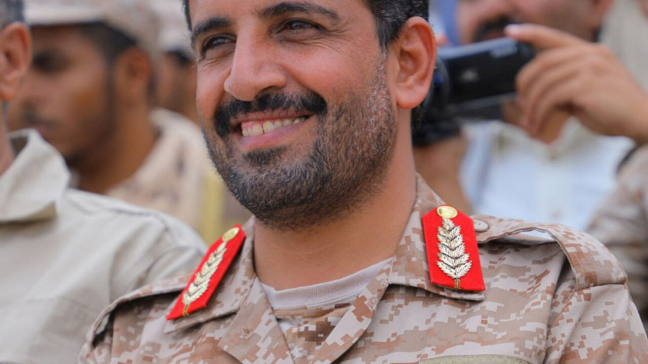 Houthi Chief of Staff Muhammad al-Ghamari looks on in this undated picture released by the Houthi Military Media following the announcement of his death, October 16, 2025. HOUTHI MILITARY MEDIA/Handout via REUTERS