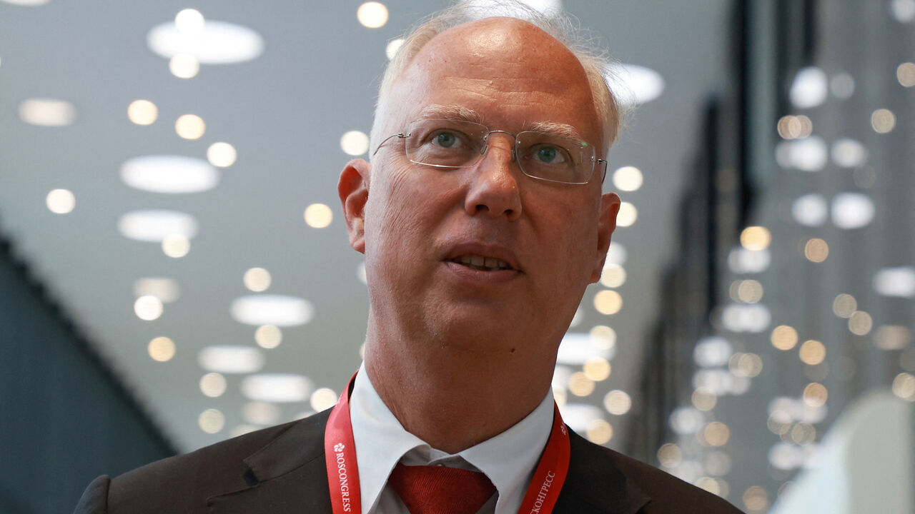 Head of the Russian Direct Investment Fund Kirill Dmitriev attends the St. Petersburg International Economic Forum (SPIEF) in Saint Petersburg, Russia June 19, 2025. REUTERS/Anton Vaganov